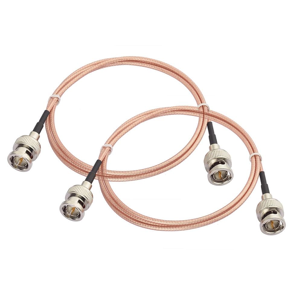 Superbat 3G HD SDI Cable BNC Cable 3ft 100cm 75 ohm for Cameras BMCC Video Equipment Supports HD-SDI 3G-SDI 4K 8K SDI Video Cable (Straight,2Pcs)