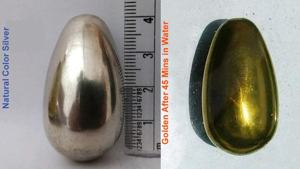Mahabandh Oval Shape 150 Grams Parad Shivling