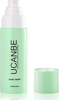 Makeup Setting Spray, Dewy Finish Long Lasting Make Up Spray, Hydrating, Fast Drying Face Mist for Natural Glow, 3.38 fl oz