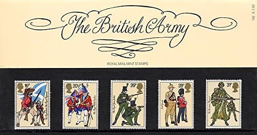 1983 British Army Presentation Pack PP124 (printed no. 145) - Royal Mail Stamps