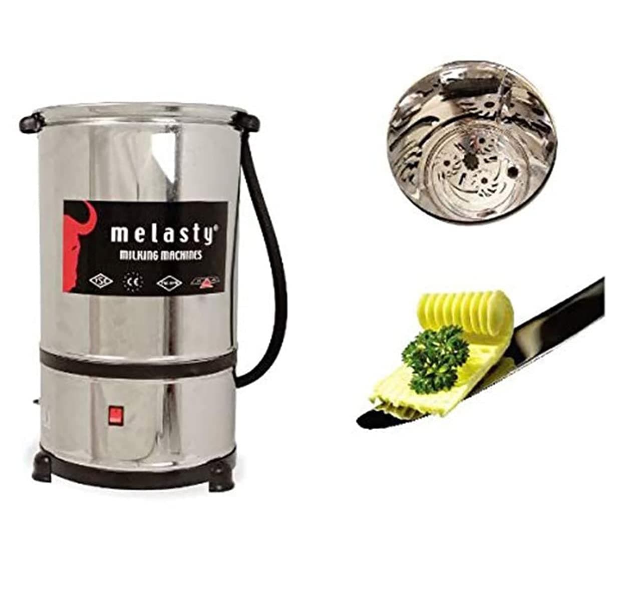 Butter Churning Machine, Butter Extraction Machine, 20 Liter Capacity (Made in Turkey)