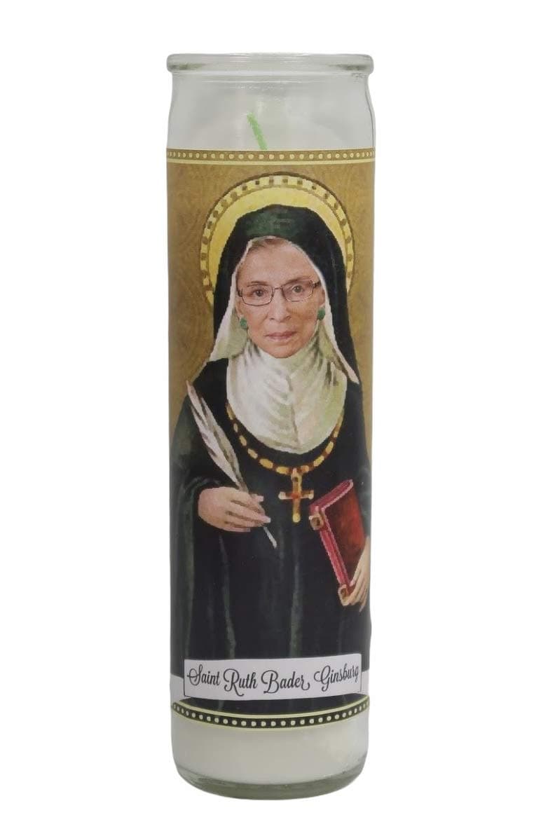 Ruth Bader Ginsburg RBG Devotional Prayer Saint Candle
