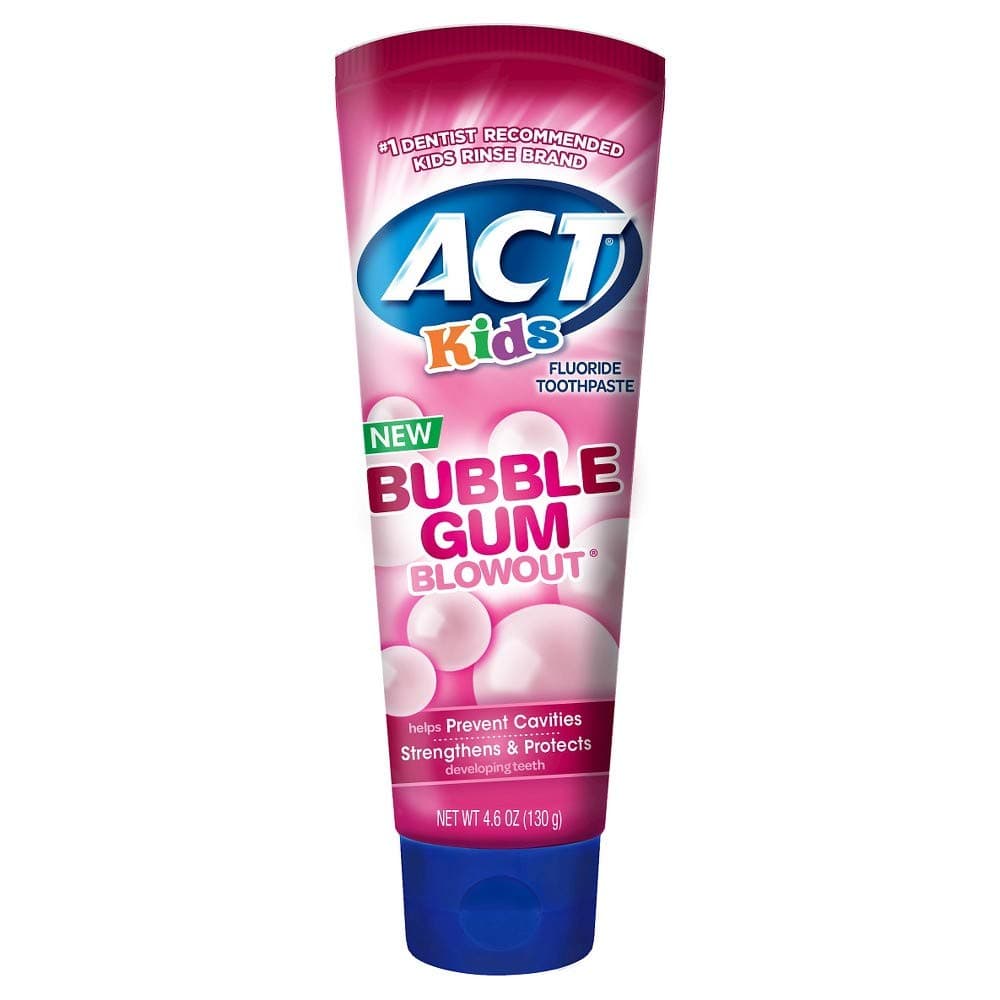 Kids Bubblegum Blowout Toothpaste 4.6 ounce (Pack of 3)