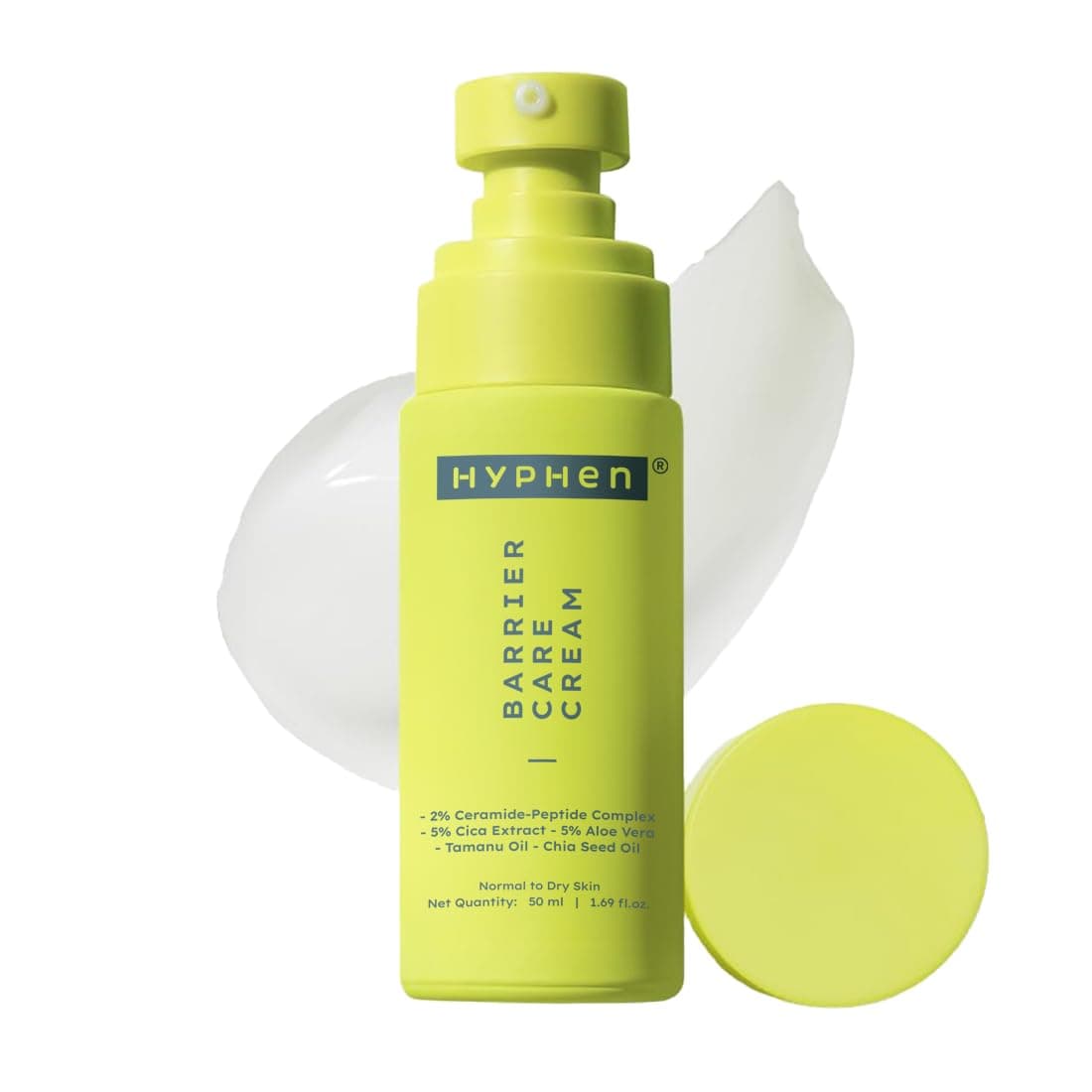 2% Ceramide-Peptide Complex Barrier Repair Face Moisturizer- Normal to Dry Skin | Lightweight Gel Cream, Oil-Free Hydration for dry skin | Non-Comedogenic Non Sticky Cream for Women, Men -50ml