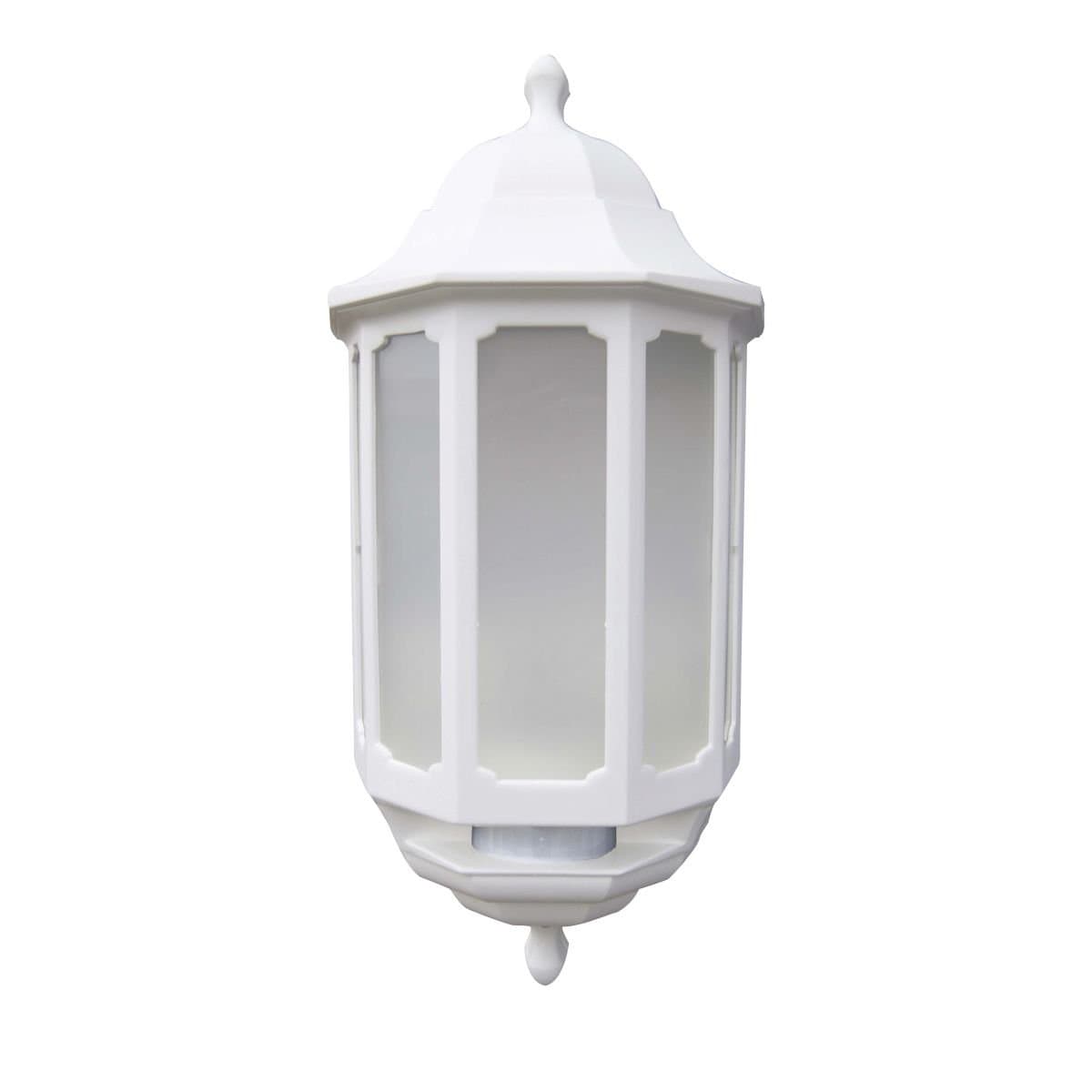 ASD Half Lantern LED with Hi-Lo PIR White 283lm 8.5kW