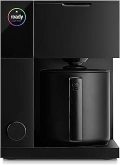 Aiden Precision Coffee Maker – 10-Cup Thermal Carafe, Programmable Drip Coffee Machine, Single Serve & Batch Brew, Adjustable Brew Strength, Removable Water Tank, Matte Black