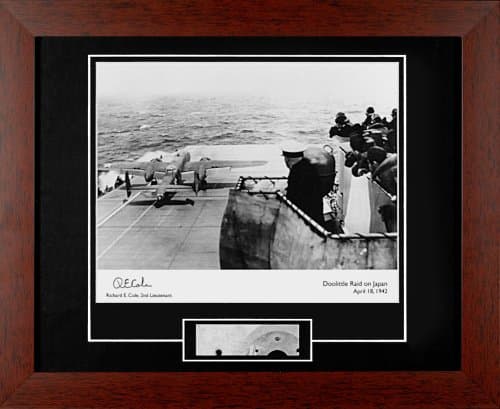 Century Concept Doolittle Raid Framed Photograph Signed by Dick Cole