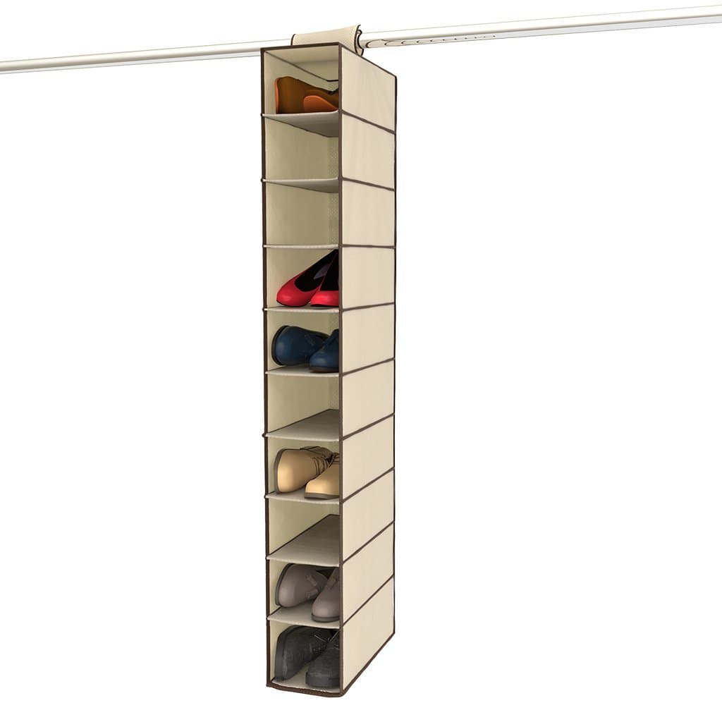 Ziz Home 10 Shoe Hanging Organizer