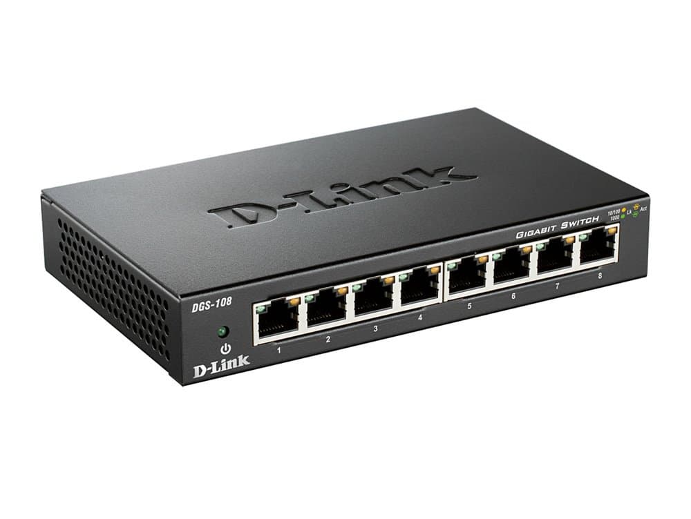 DGS-108 8-Port Gigabit Ethernet Switch