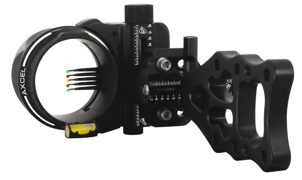 Axcel AXAP-N510-BK Armortech Pro 5 pin .010 Archery Sight, Black, Left Hand/Right Hand
