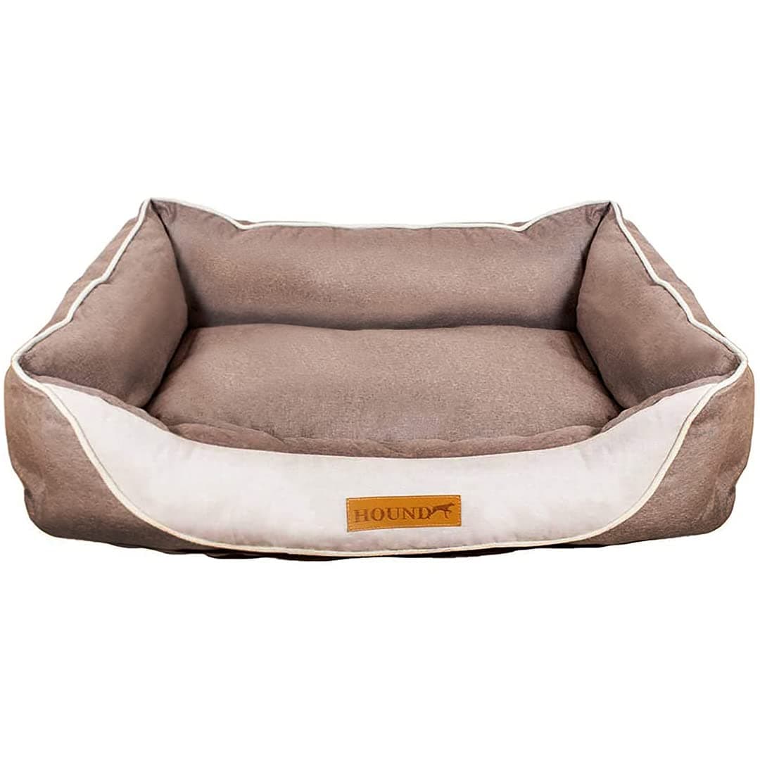 Hound Comfort Bed, Medium ,brown,white,65x50x20cm