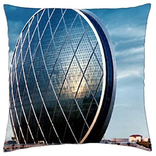 Eye On Abu Dhabi - Throw Pillow Cover Case (16" x 16")