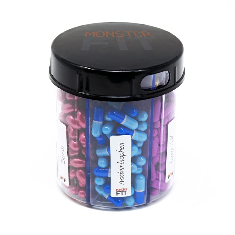 Monster Jr Supplement Pill Dispenser