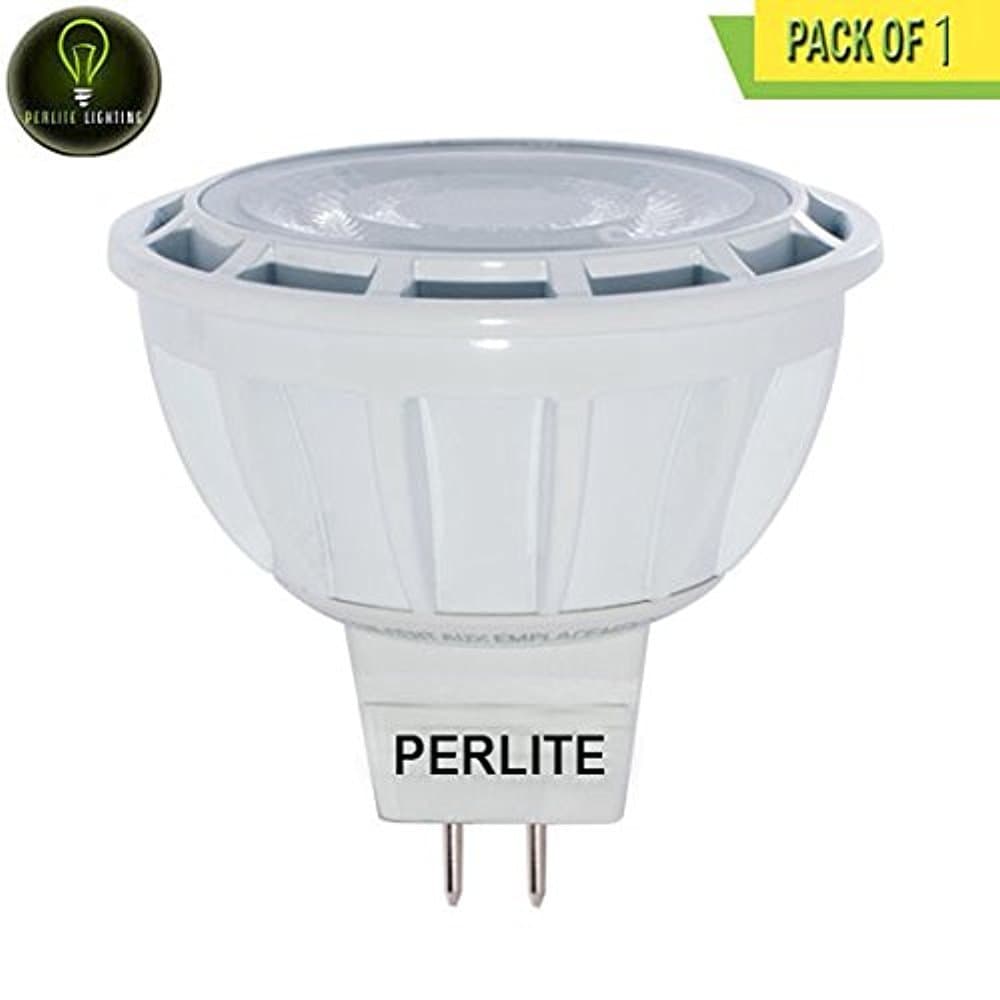 Perlite Lighting LED9MR16FL35/75/827/D 9-Watt MR16 LED Dimmable Flood 2700K GU5.3 Base 12-Volt Light Bulb One Pack