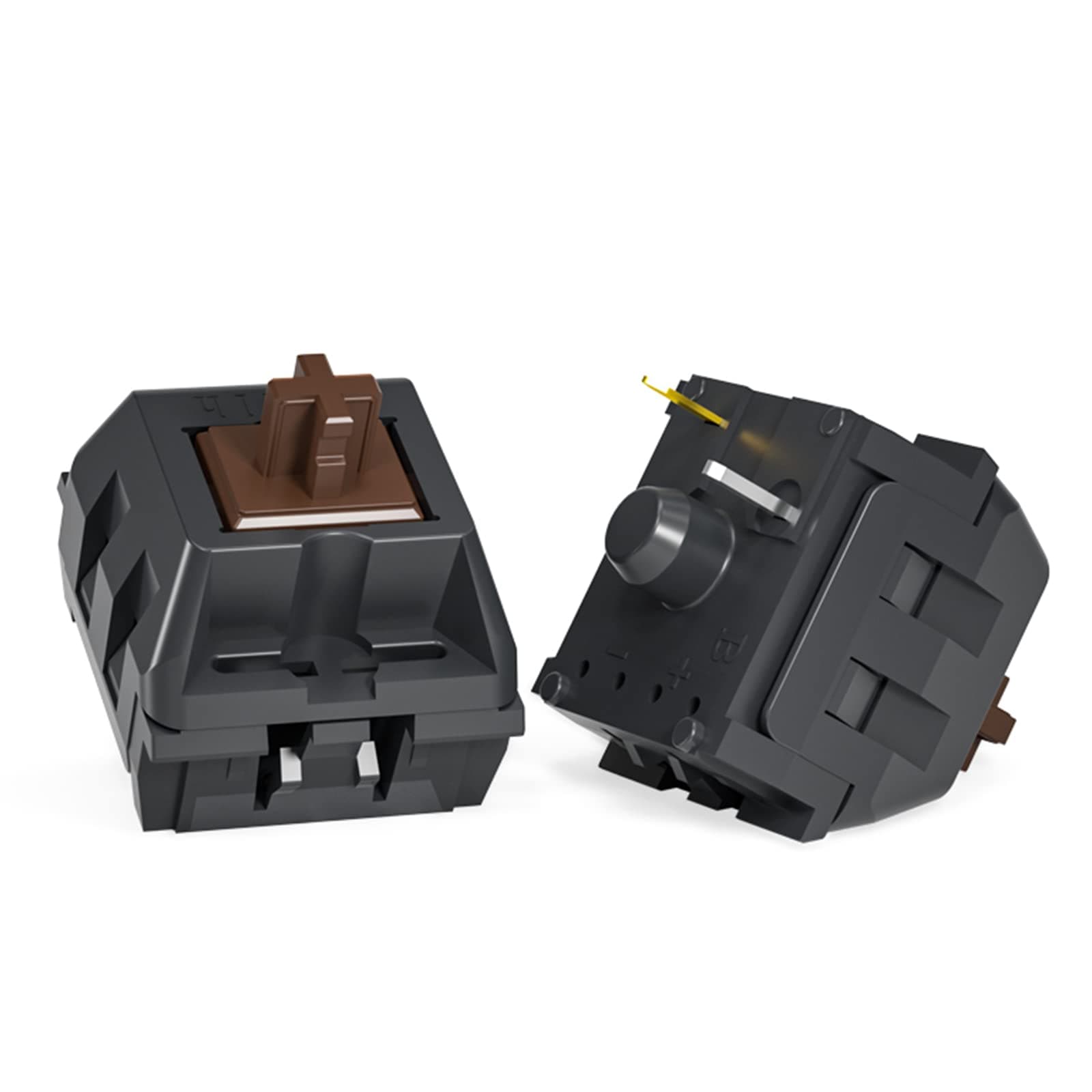 Kailh KT MX Switch Blue Red Black Brown 3-Pin Switch Suitable for Game Console Keyboard Compatible with Cherry MX Switch (KT Brown 108PCS)