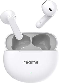 realme Buds T01 Truly Wireless in-Ear Earbuds with AI ENC for Calls, 13mm Dynamic Driver, Upto 28Hrs Battery, 88mm Latency, Bluetooth V5.4 & Google Fast Pair - (White)