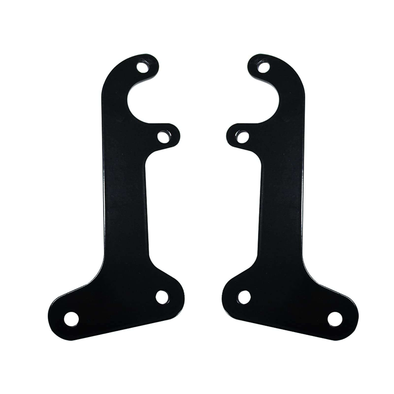 2 x Tail Light Brackets for 1953 1954 1955 1956 Ford F100 Pickup Truck,Model A Lights,Street Rods,Hot Rods,CustomFits Both Passenger and Driver Side (Black Finish) - Tail Light Bracket