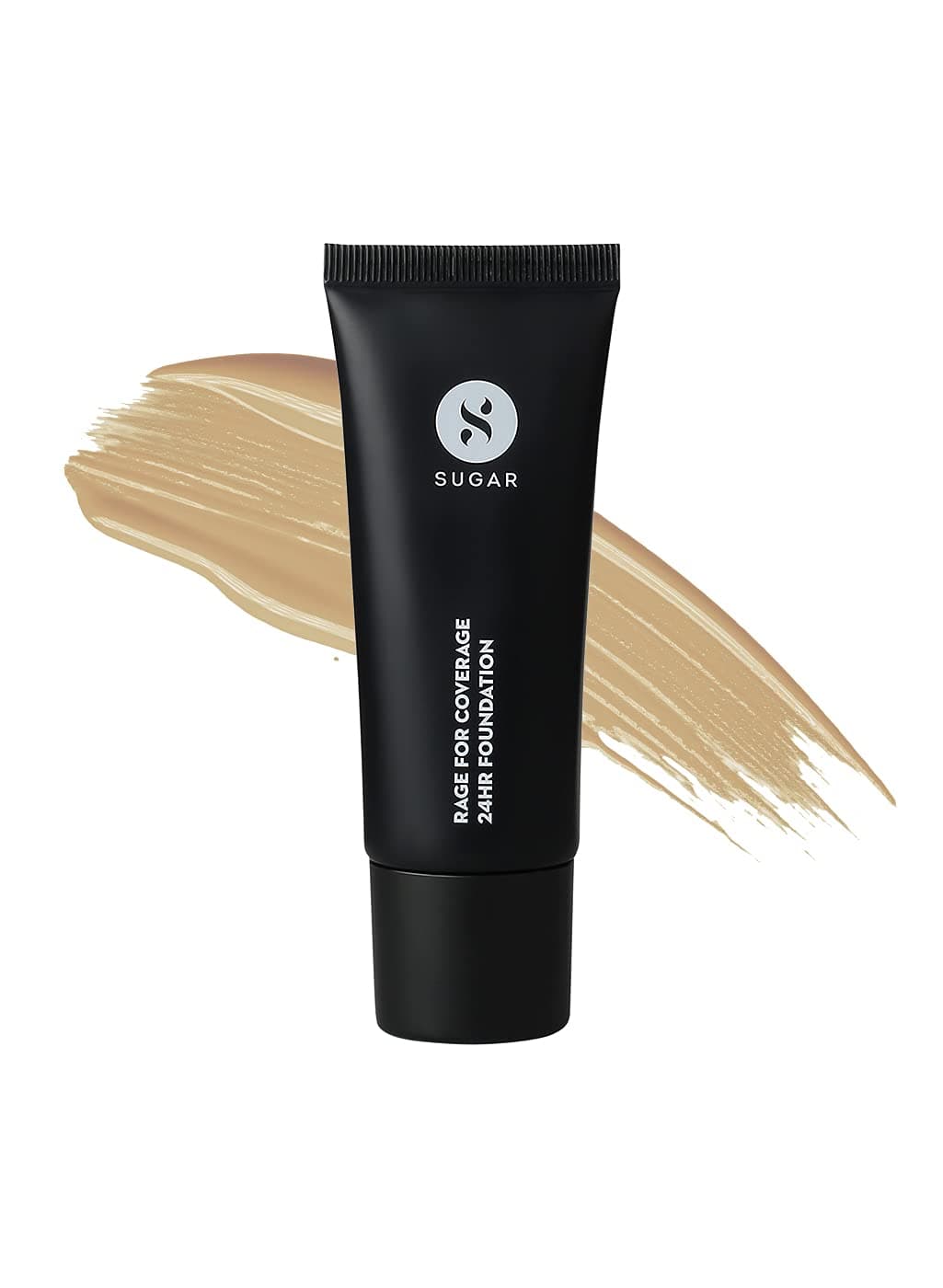 SUGAR CosmeticsRage Matte Finish Full Coverage, Ultra Creamy 24Hr Long lasting Foundation Cream (35 Frappe | Medium, Neutral Undertone - 25 ml)