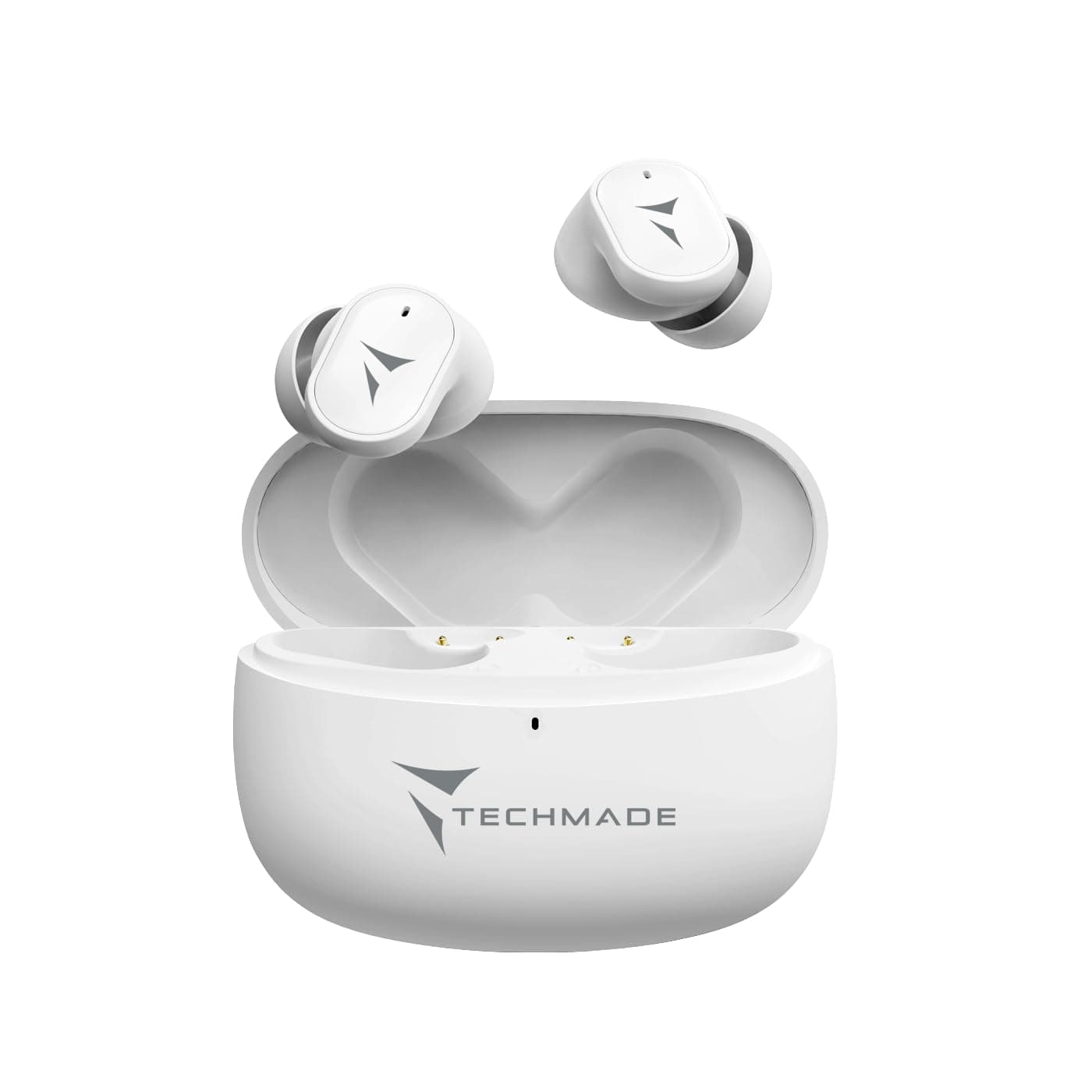 TECHMADE K111 Bluetooth Headphones, Bluetooth Earphones with Microphone Stereo In-Ear Wireless Headphones, Wireless Sports Headphones with Charging Box Touch Control for iOS Android Smartphone PC