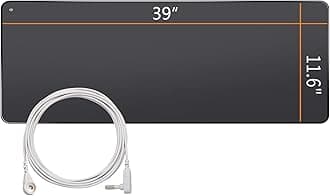 Grounding Mat for Sleeping, Black (11.6" x 39")