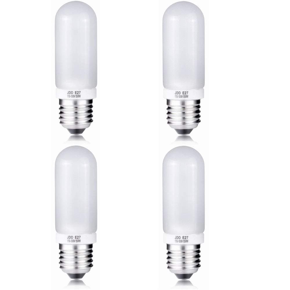 eWINNER JDD E27 220-240V 150W Studio Photography Flash Bulb Modeling LED Strobe Lamp (4 PCS)