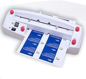 110V Business Card Cutter Automatic Binding Machine Electric Adjustable Name Card Slitter for 3.5"x2.1"/80x54mm Card Cutting Machine