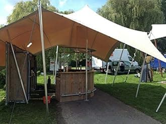 Waterproof Commercial Wedding Event Stage Patio Yard Bedouin Stretch Tent NEW (Size: 25x20x10ft.) (25x20x10ft.)