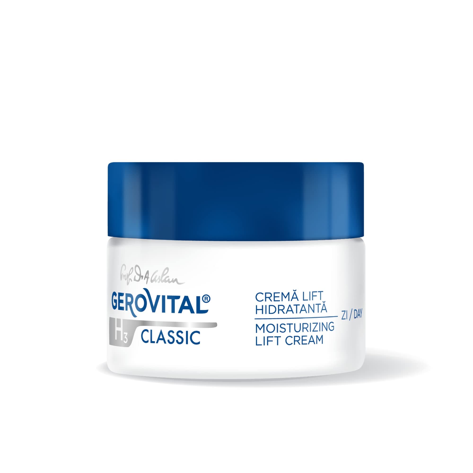 H3 CLASSIC - Moisturizing Lift Day Cream with Juvinity™ + Vitamin E + Hyaluronic Acid, 35+ (50 ml)