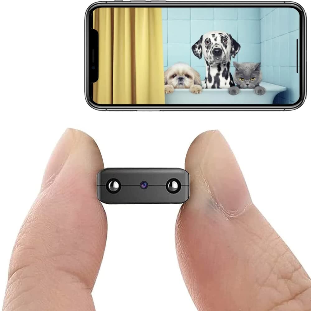 Spy Camera 1080P Indoor Hidden Camera Wireless, Mini Cameras, Home Security Cameras with Motion Detection, Night Vision, App Control Door SpyCamara