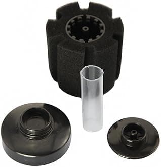Aquarium Bio Cylinder Nano Sponge Filter 2" x 4.75", Set of 6