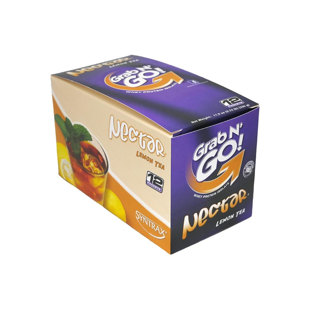 Nectar Grab N' Go, Lemon Tea, 12 packets, 28 grams per packet