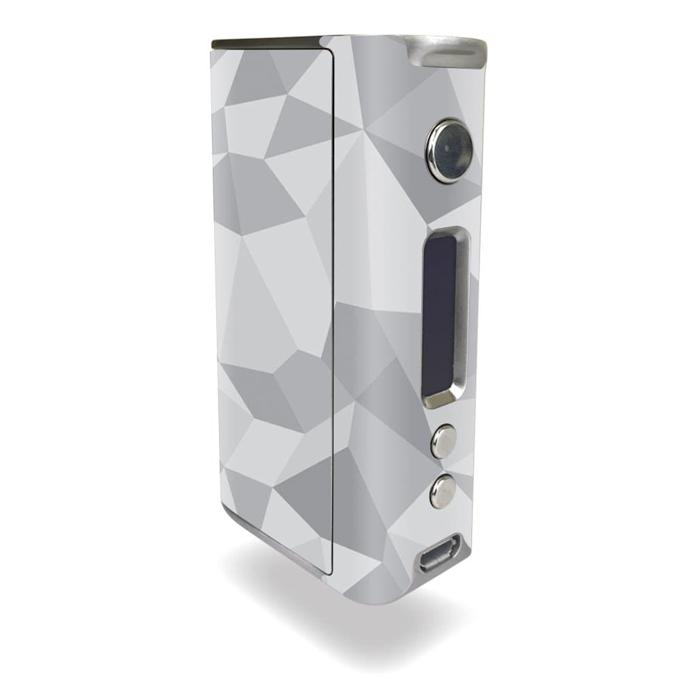 MightySkins Skin Compatible with Kangertech KBOX 160W TC – Gray Polygon | Protective, Durable, and Unique Vinyl Decal wrap Cover | Easy to Apply, Remove, and Change Styles | Made in The USA