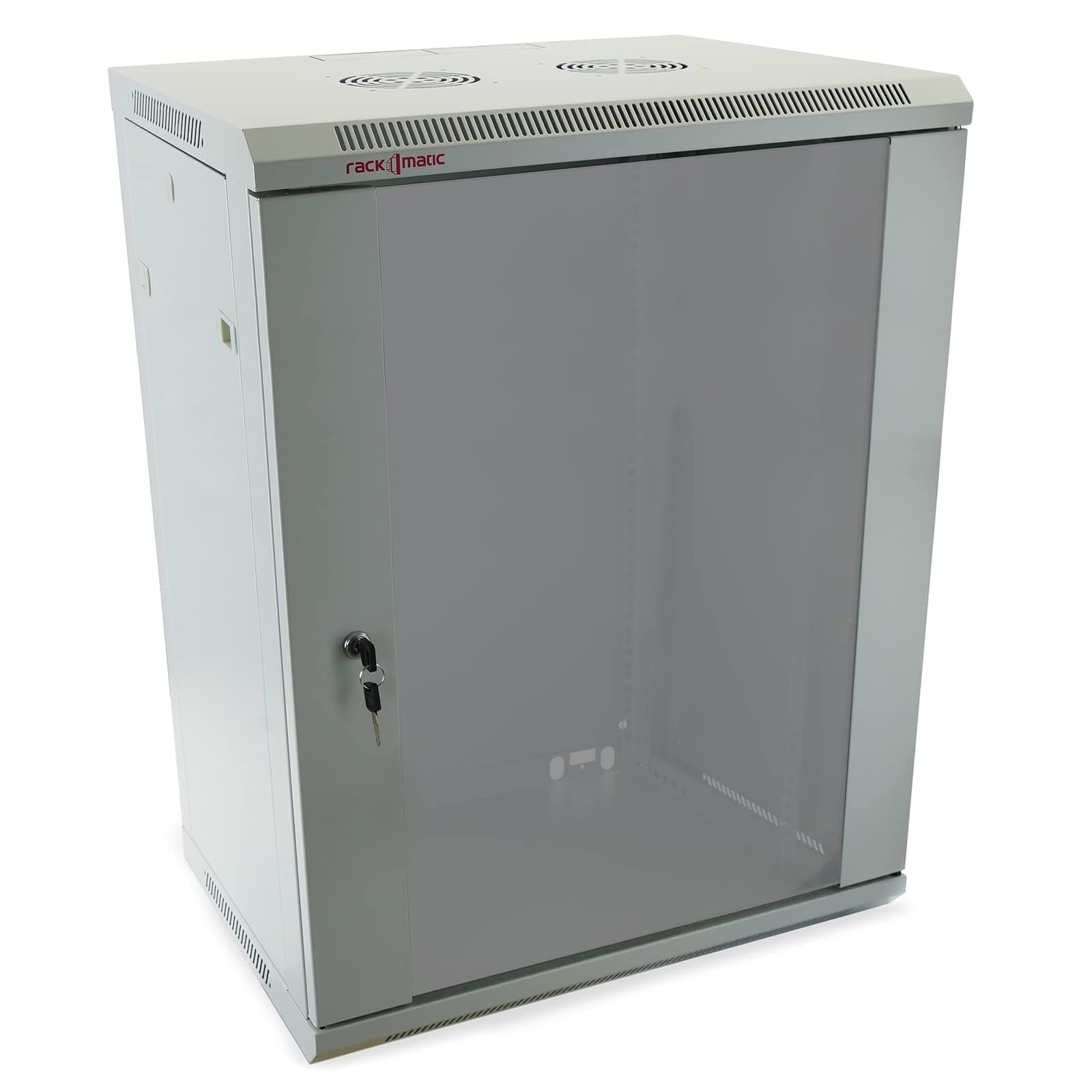 SOHORack RackMatic Server Rack 19 Inches 15U 600 x 450 x 770 mm Wall Cabinet White