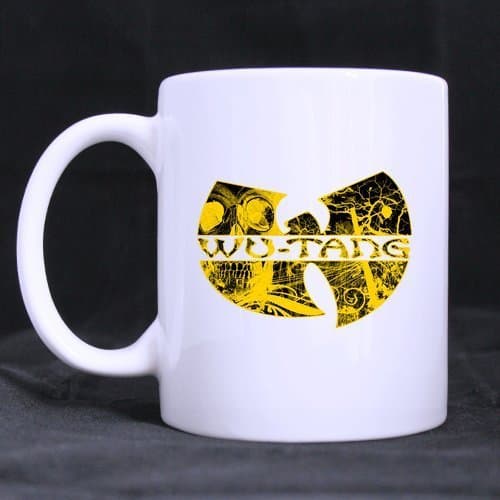 Wu Tang Fonts Logo Custom Morphing Coffee Mug Tea Cup 11 OZ Office Home Cup (Printed on two sides)