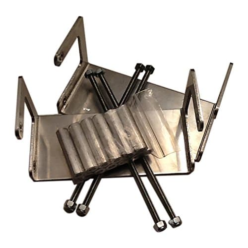 Heat sink Style LSx CNC Cut Truck Coil Relocation Bracket Set for 8 Coils