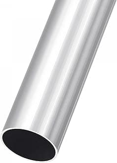 sourcing map 6063 Aluminum Tube (27mm OD x 25mm ID x 300mm L), Aluminum Round Tubing - for Home Furnishing, Machinery, DIY Handicraft