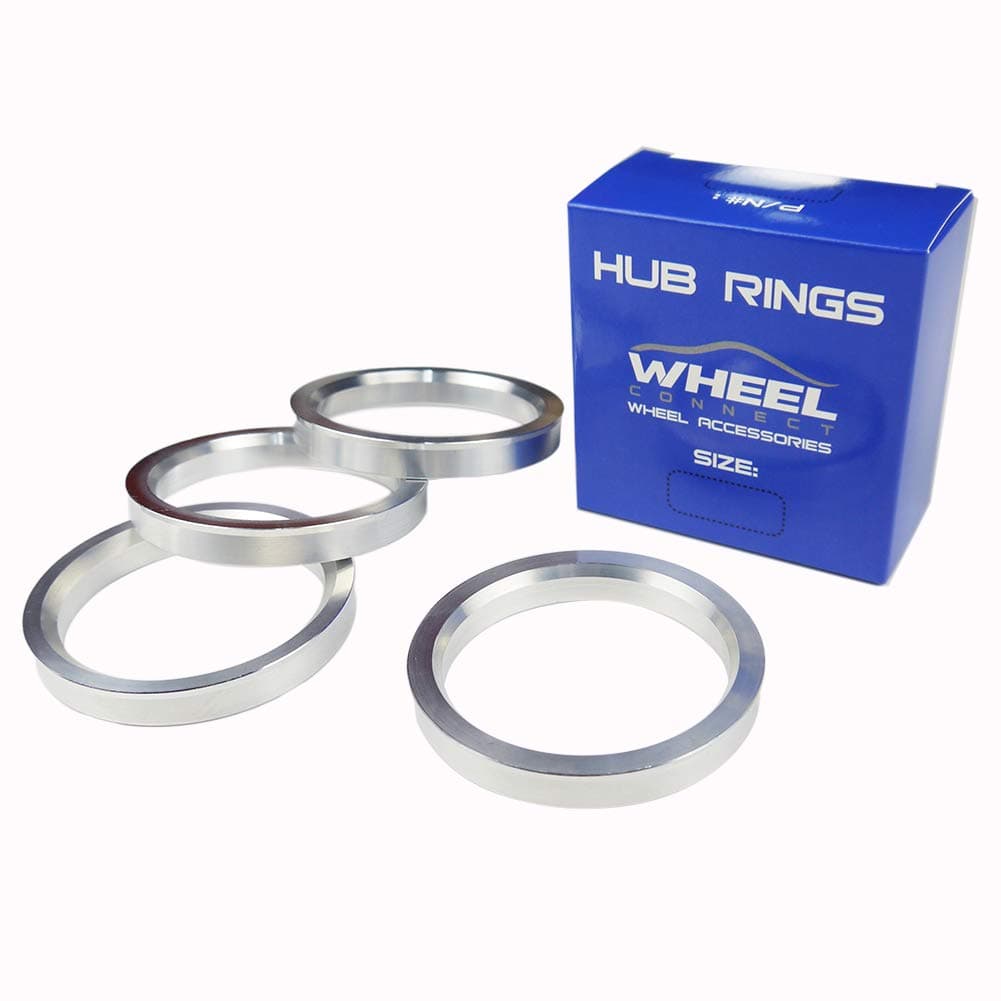 WHEEL CONNECT Hub Centric Rings, 77.8 to 71.5, Set of 4,Aluminium Alloy Hubrings, Fit Both Wheel CB 77.8 and 78.1mm,O.D:77.8mm I.D 71.50mm. A