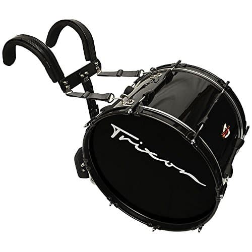 Trixon Marching Bass Drum 22" x 12" - Black Polish