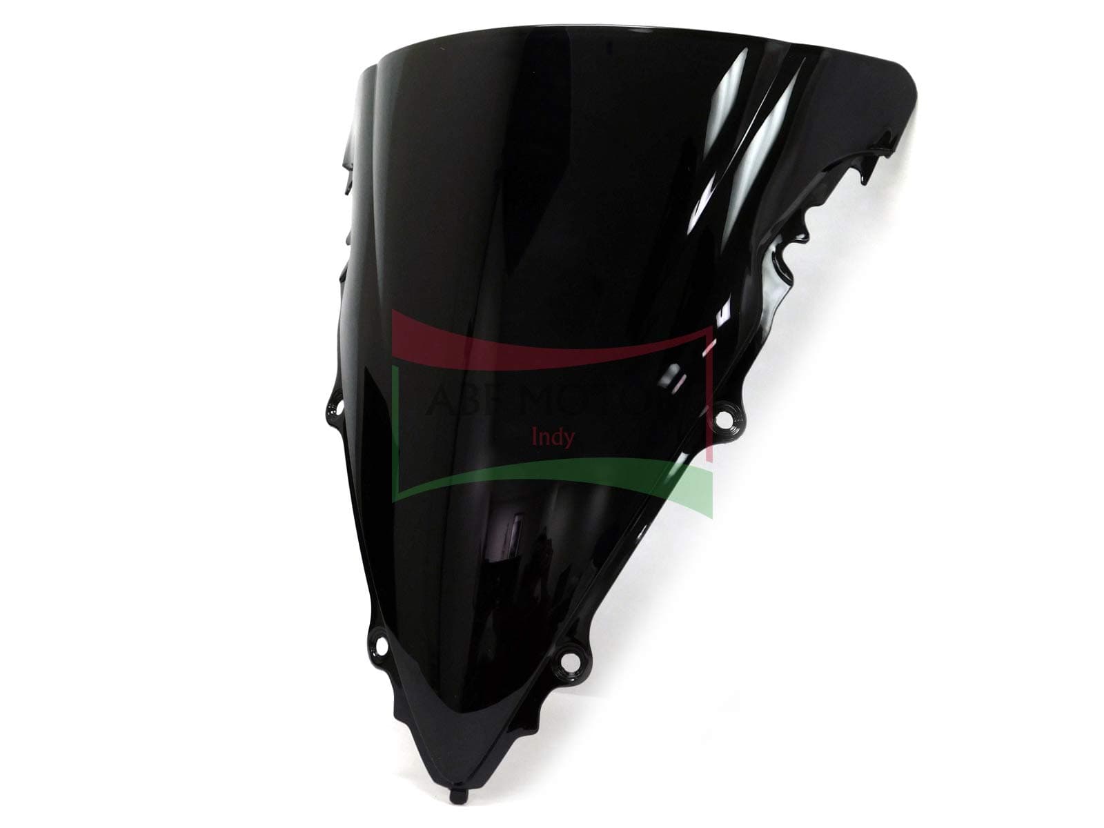 Lpteso Hieha Protek ABS Plastic Injection Black Smoke Double Bubble Transparent Windscreen Windshield for 2003 2004 2005 Yamaha YZF R6 2006 2007 2008 2009 YZF R6S C