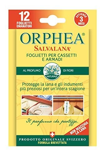 Orphea Salvalana moth killer with a natural flower scent, 4 packs