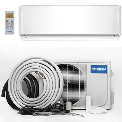 MrCool Comfort Made Simple O-ES-09-HP-230 Oasis ES 9,000 BTU 3/4 Ton Ductless Mini-Split Air Conditioner and Heat Pump, 25 ft. Install Kit - 230V/60Hz