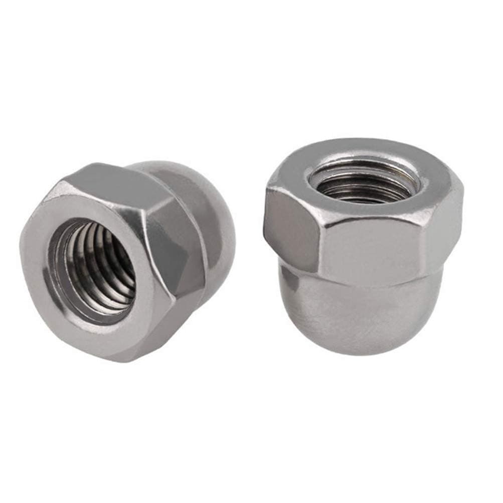FullerKreg 3/8"-16 Acorn Cap Nuts,18-8 Stainless Steel, Quantity 15