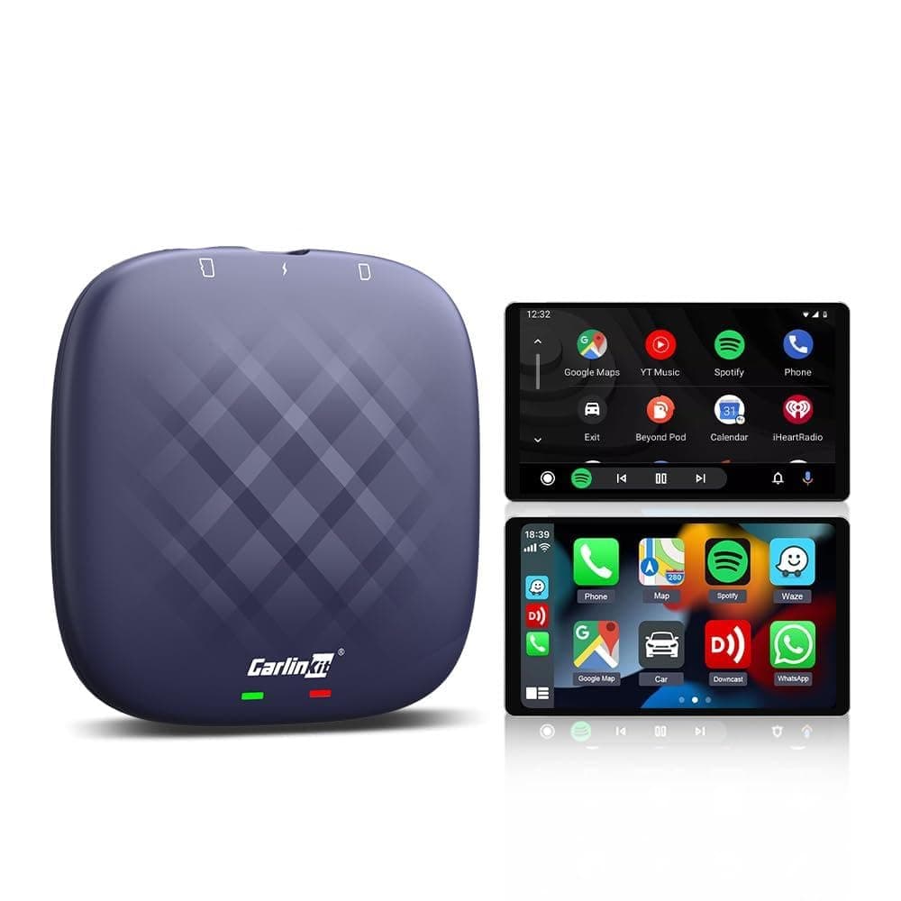 CarPlay Multimedia AI Box Android 13.0 System Only for Wired CarPlay Touch Screen Cars, Support Netflix YouTube Google Play ect. Wired to Wireless CarPlay Android Auto 8core 4G+64G