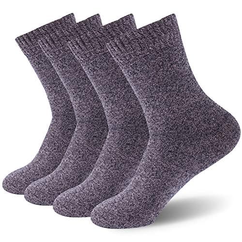 Diabetic Socks, Feelwe Non Binding Socks Crew Cycling Socks for Men 1/3 Pairs