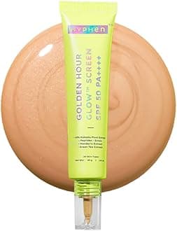 Hyphen Golden Hour Glow Sunscreen Spf 50 Pa++++ Dewy Glow & Bright Skin| Vita...