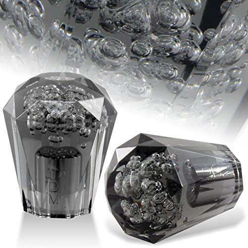 HK5 Universal JDM Crystal/Diamond Style 60mm Transparent Black Bubble Shift knob