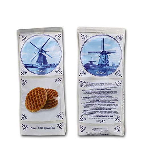 Mini Stroopwafels (Syrup-Caramel-Waffles) Delft Blue Bag