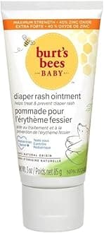 Burt's Bees Baby Bee 100% Natural Diaper Rash Ointment, 3 Ounce Tube (Pack of 3)