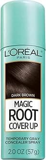 Magic Retouch Root Color Cover-Up Hair Colour Spray, 75 Ml - Dark Brown (Pack Of 1)