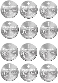 Panasonic CR2032 Specialist Lithium Coin Batteries (Pack of 12)